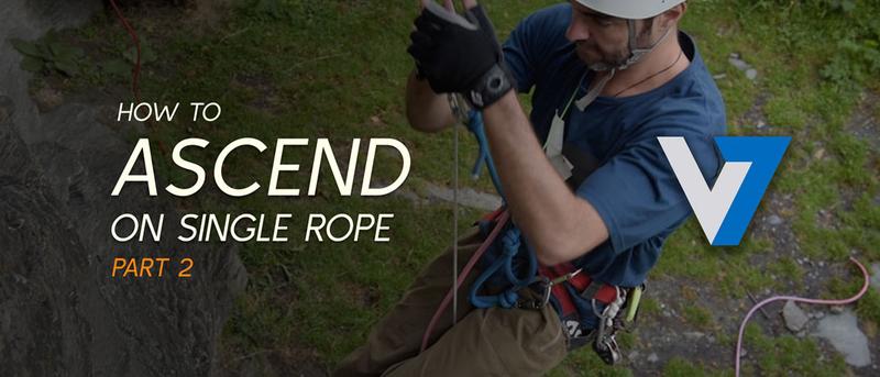 How to ascend on ropes technique