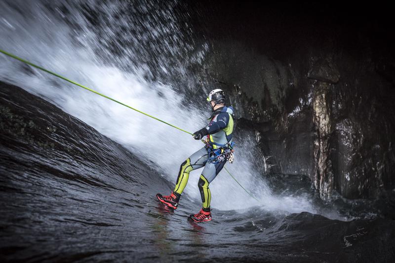 Canyoning or canyoneering requires rappelling © V7 Academy